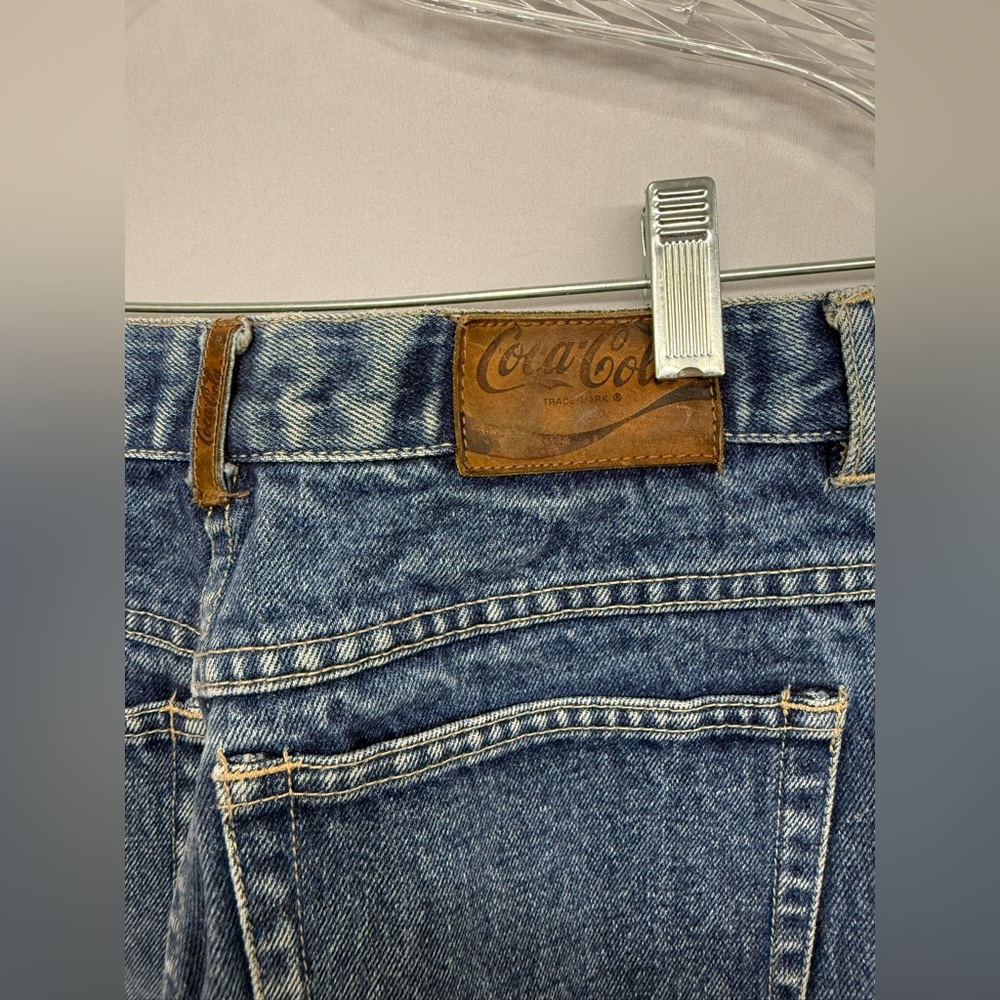 Coca Cola ® Vintage Officially Licensed woman’s 14 Light Wash Blue Jeans Pants - Picture 3 of 8